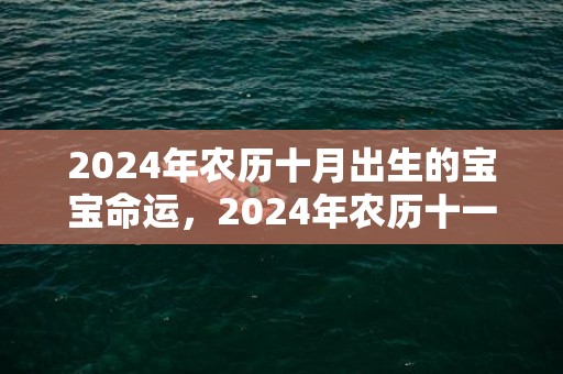 2024年农历十月出生的宝宝命运，2024年农历十一月廿四出生的人五行查询