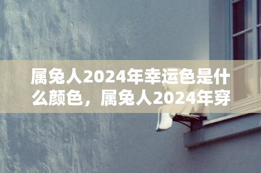 属兔人2024年幸运色是什么颜色，属兔人2024年穿什么颜色衣服最旺
