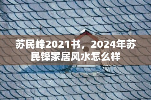 苏民峰2021书，2024年苏民锋家居风水怎么样