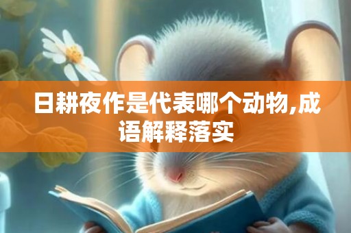 日耕夜作是代表哪个动物,成语解释落实