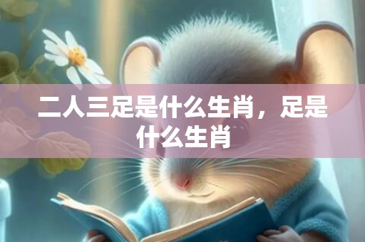二人三足是什么生肖，足是什么生肖