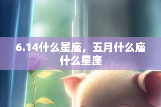 6.14什么星座，五月什么座什么星座