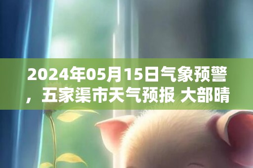 2024年05月15日气象预警，五家渠市天气预报 大部晴