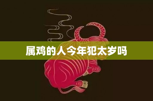 属鸡的人今年犯太岁吗