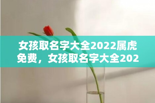 女孩取名字大全2022属虎免费，女孩取名字大全2024最新版一个字