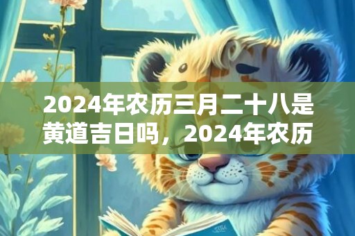 2024年农历三月二十八是黄道吉日吗，2024年农历三月初六日是装修吉日吗