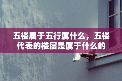 五楼属于五行属什么，五楼代表的楼层是属于什么的