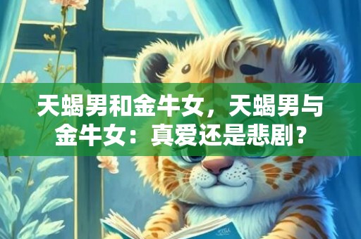 天蝎男和金牛女，天蝎男与金牛女：真爱还是悲剧？