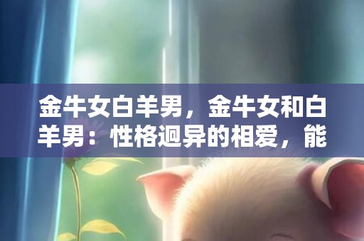 金牛女白羊男，金牛女和白羊男：性格迥异的相爱，能否擦出爱的火花？