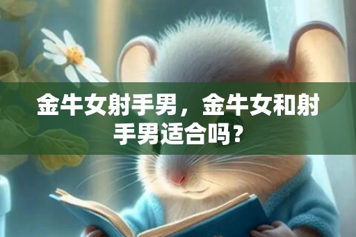 金牛女射手男，金牛女和射手男适合吗？