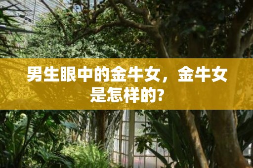 男生眼中的金牛女，金牛女是怎样的?
