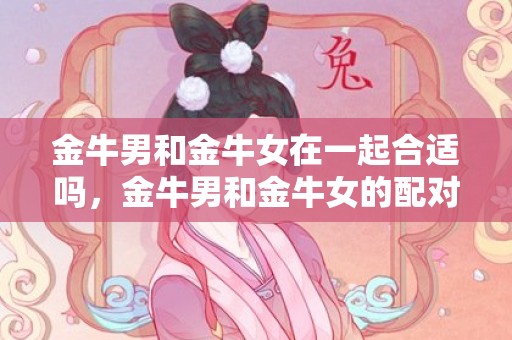 金牛男和金牛女在一起合适吗，金牛男和金牛女的配对合适吗？