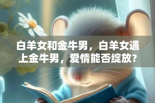 白羊女和金牛男，白羊女遇上金牛男，爱情能否绽放？