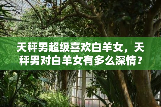 天秤男超级喜欢白羊女，天秤男对白羊女有多么深情？