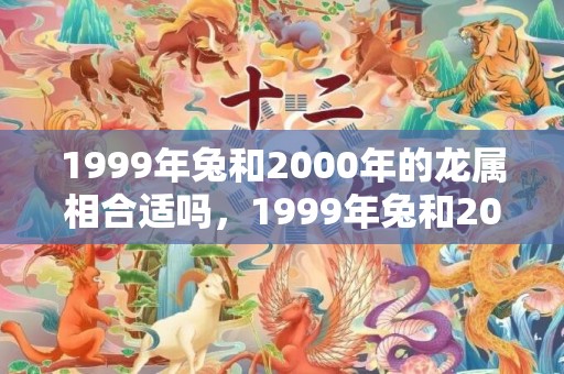 1999年兔和2000年的龙属相合适吗，1999年兔和2001年蛇八字合吗