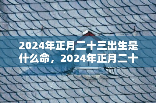 2024年正月二十三出生是什么命，2024年正月二十八出生的小女孩取名最佳字