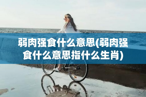 弱肉强食什么意思(弱肉强食什么意思指什么生肖)