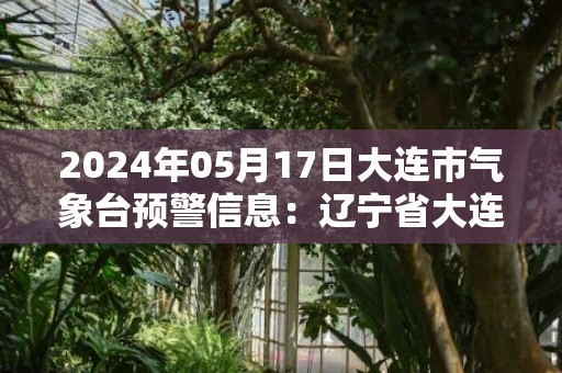 2024年05月17日大连市气象台预警信息：辽宁省大连市发布大风蓝色预警