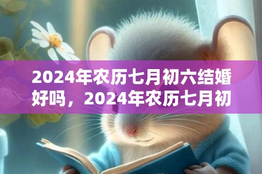2024年农历七月初六结婚好吗，2024年农历七月初三是理发黄道吉日吗