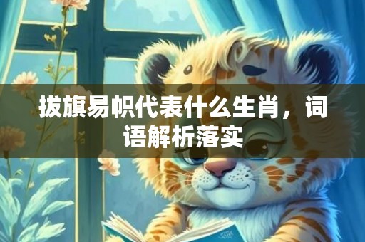 拔旗易帜代表什么生肖，词语解析落实插图