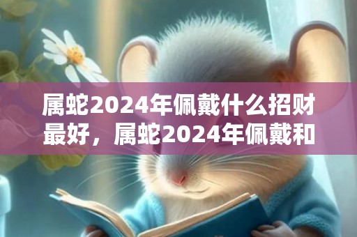 属蛇2024年佩戴什么招财最好，属蛇2024年佩戴和摆放什么饰品好