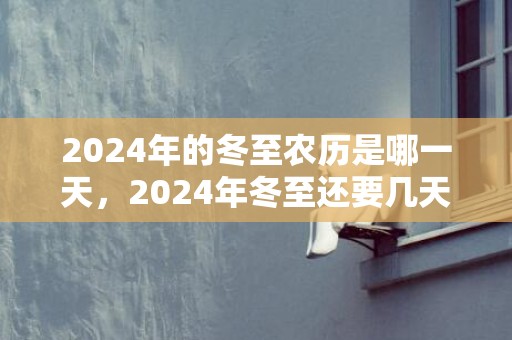 2024年的冬至农历是哪一天，2024年冬至还要几天