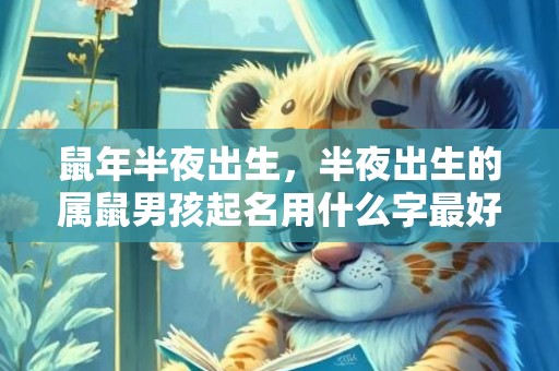 鼠年半夜出生，半夜出生的属鼠男孩起名用什么字最好