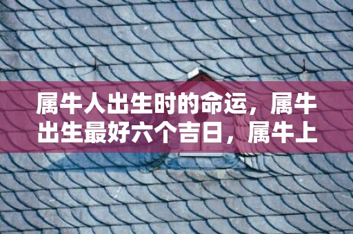 属牛人出生时的命运，属牛出生最好六个吉日，属牛上等命出生时辰