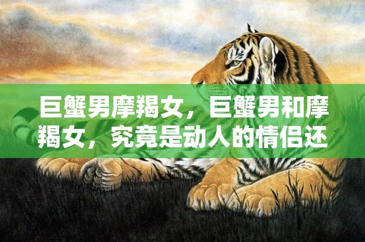 巨蟹男摩羯女，巨蟹男和摩羯女，究竟是动人的情侣还是注定的宿敌？