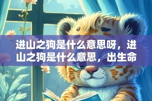 进山之狗是什么意思呀，进山之狗是什么意思，出生命运怎么样