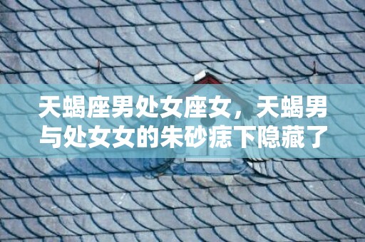 天蝎座男处女座女，天蝎男与处女女的朱砂痣下隐藏了什么秘密？