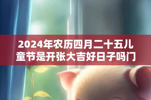 2024年农历四月二十五儿童节是开张大吉好日子吗门店开业吉时早知道