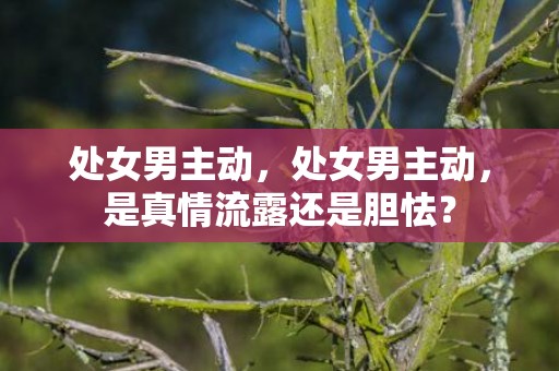 处女男主动，处女男主动，是真情流露还是胆怯？