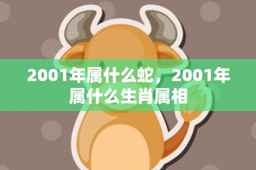 2001年属什么蛇，2001年属什么生肖属相