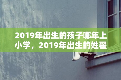 2019年出生的孩子哪年上小学，2019年出生的姓翟男孩如何起名，宜用什么字