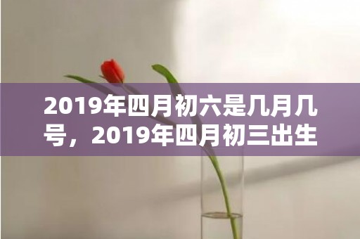 2019年四月初六是几月几号，2019年四月初三出生的双胞胎男孩如何起名字，五行属什么