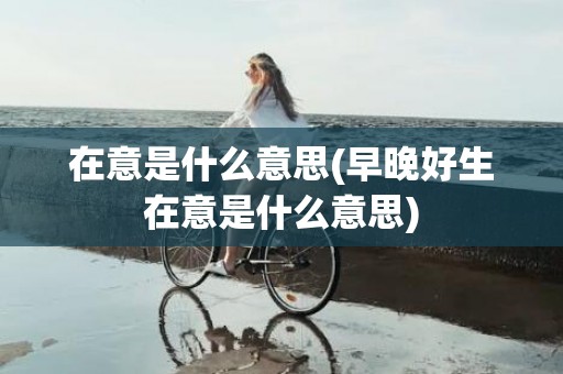 在意是什么意思(早晚好生在意是什么意思)
