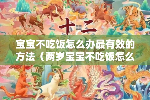 宝宝不吃饭怎么办最有效的方法（两岁宝宝不吃饭怎么办最有效的方法）