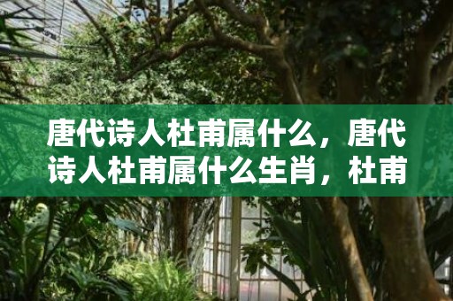 唐代诗人杜甫属什么，唐代诗人杜甫属什么生肖，杜甫舟中长逝