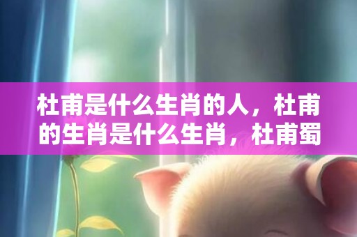 杜甫是什么生肖的人，杜甫的生肖是什么生肖，杜甫蜀中漂泊