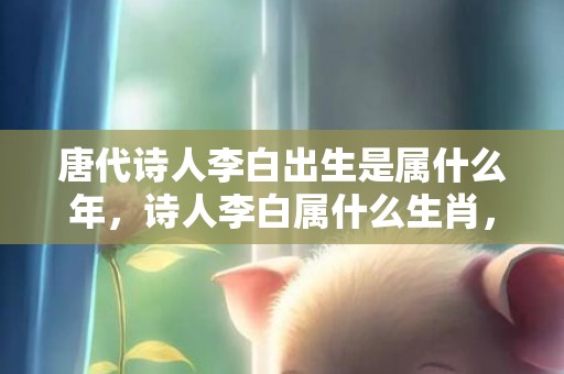 唐代诗人李白出生是属什么年，诗人李白属什么生肖，李白和杜甫相识