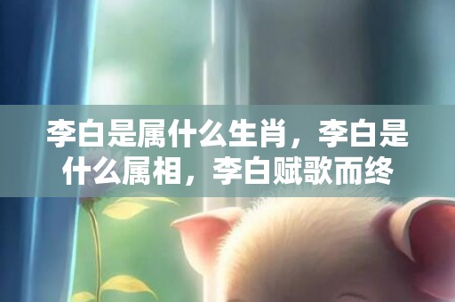 李白是属什么生肖，李白是什么属相，李白赋歌而终