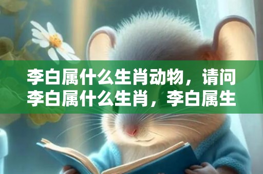 李白属什么生肖动物，请问李白属什么生肖，李白属生肖牛