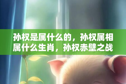 孙权是属什么的，孙权属相属什么生肖，孙权赤壁之战