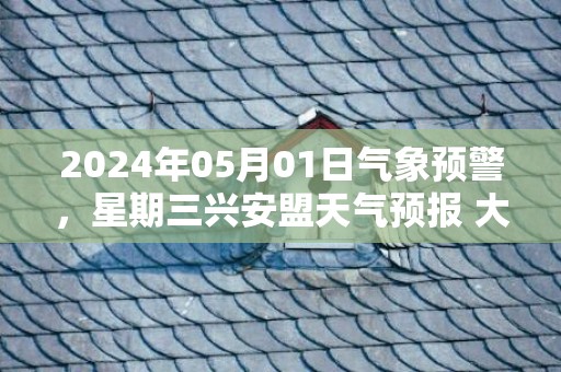 2024年05月01日气象预警，星期三兴安盟天气预报 大部晴