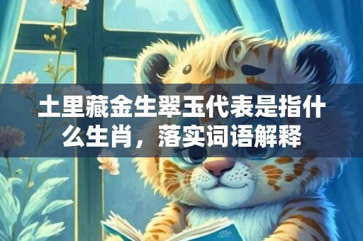 土里藏金生翠玉代表是指什么生肖，落实词语解释