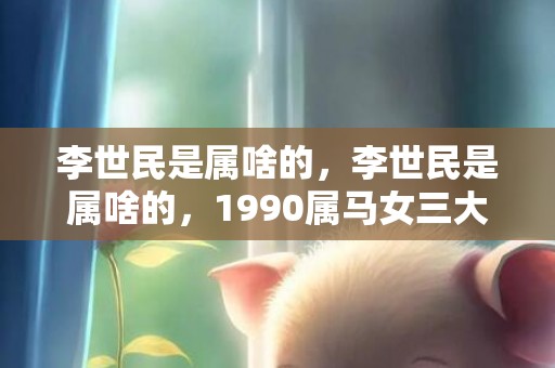 李世民是属啥的，李世民是属啥的，1990属马女三大劫难