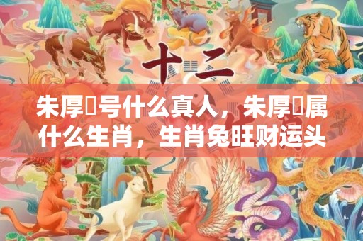 朱厚熜号什么真人，朱厚熜属什么生肖，生肖兔旺财运头像