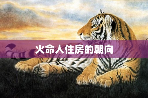 火命人住房的朝向