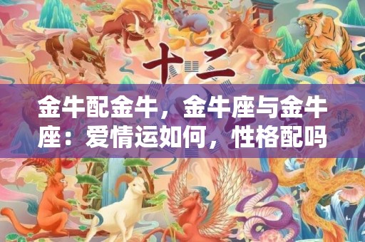 金牛配金牛，金牛座与金牛座：爱情运如何，性格配吗？